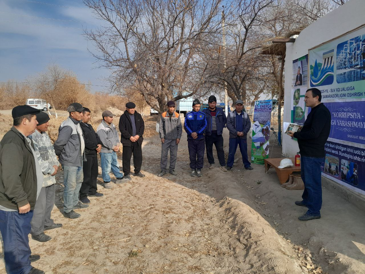 НАСОС СТАНЦИЯСИДА НАВБАТДАГИ ЎҚУВ СЕМИНАРИ