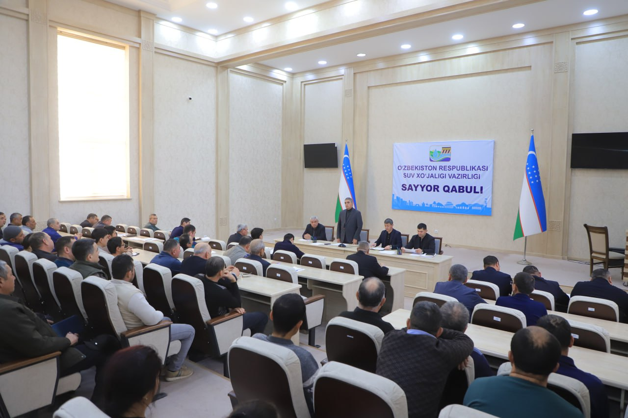 СУВ ХЎЖАЛИГИ ВАЗИРИ ТУПРОҚҚАЛЪА ТУМАНИДА САЙЁР ҚАБУЛ ЎТКАЗДИ