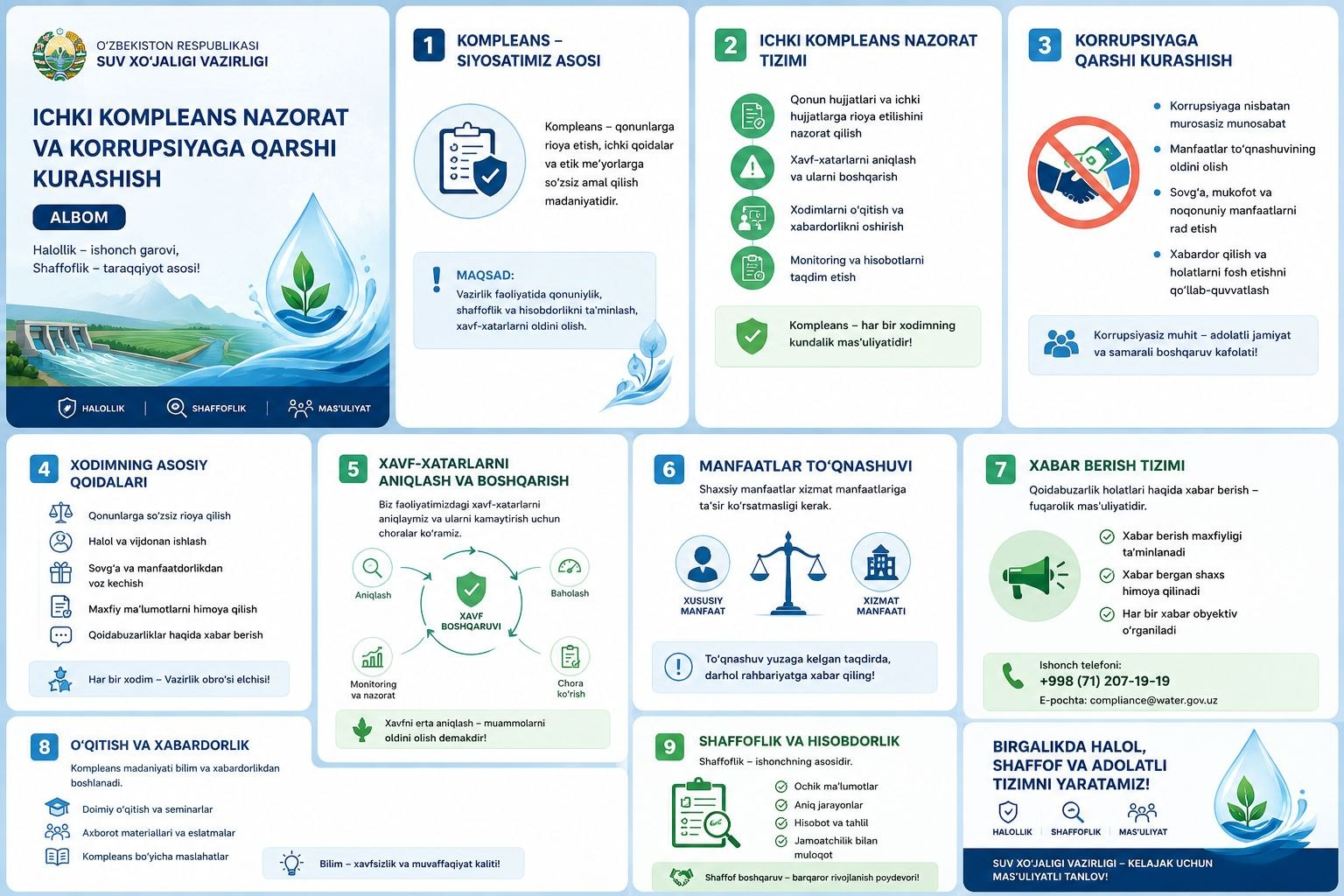 Ichki kompleans nazorat va korrupsiyaga qarshi kurashish